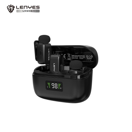 Lenyes LM206-i al por Mayor - Mini Micrófono Lightning con Efectos | WePhone