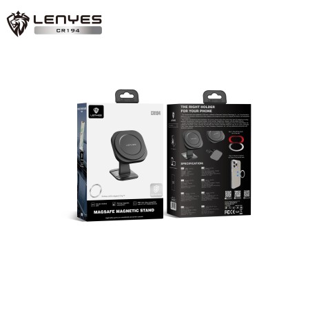 Soporte Magnético Lenyes CR194 MagSafe | Rotación 360° para Salpicadero