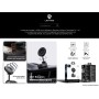 Soporte Magnético Lenyes CR202 | Ventosa de Vacío Mecánica y Rotación 360°