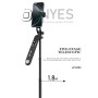 Trípode Palo Selfie Lenyes LPH103 | Extensión 1.8M y Estabilidad de Cuilla
