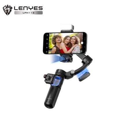 Estabilizador Gimbal Lenyes LPH113 | 3 Ejes con Seguimiento IA y Micrófono