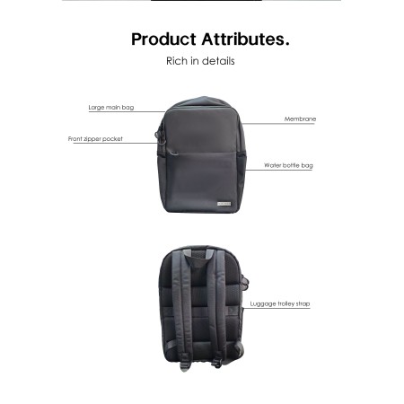 Mochila para Portátil Lenyes LB572 | Poliéster de Alta Resistencia e Impermeable