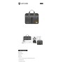 Maletín Lenyes LB590 para Portátil 13-14" | Diseño Innovator y Tejido 500D