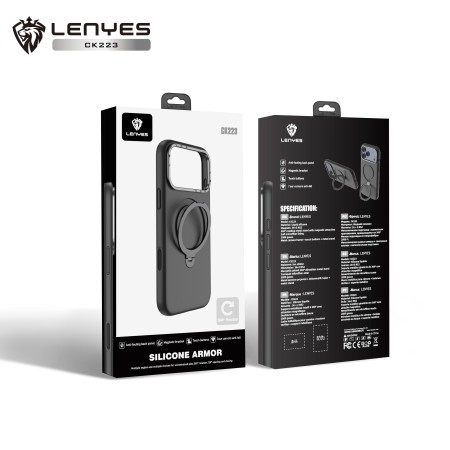 Lenyes CK223 al por Mayor - Funda MagSafe con Soporte 360° | WePhone