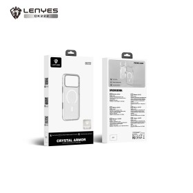 Lenyes CK222 al por Mayor - Funda Transparente MagSafe Reforzada | WePhone