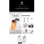 Lenyes CK221 al por Mayor - Funda Transparente con Soporte Cámara | WePhone