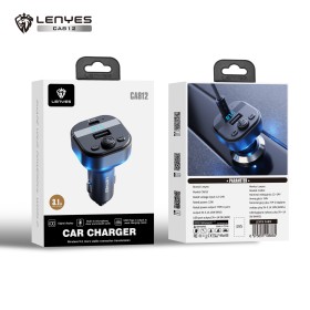 Transmisor FM y Cargador Lenyes CA812 | Bluetooth 5.3 y Carga de 15W
