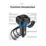 Transmisor FM Lenyes CA813 | Cargador 15W con Cables Integrados 3-en-1