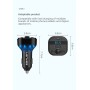 Transmisor FM Lenyes CA813 | Cargador 15W con Cables Integrados 3-en-1