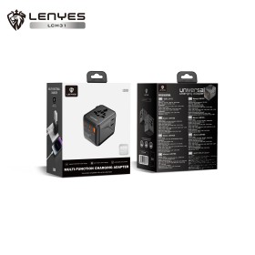 Adaptador de Viaje Lenyes LCH31 25W GaN III | Universal y Carga Rápida