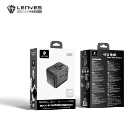 Adaptador de Viaje Lenyes LCH32 45W GaN III | Carga de Laptop y Multi-Puerto