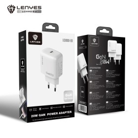 Cargador Lenyes LCH90-EU GaN 20W | Carga Rápida PD y Diseño Compacto