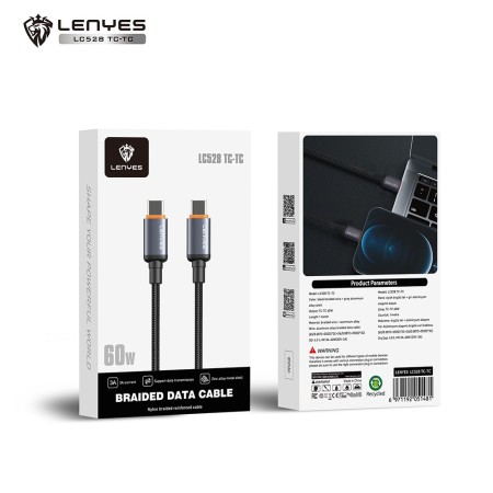 Lenyes LC528TC-TC al por Mayor - Cable 60W USB-C Industrial | WePhone