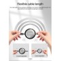 Cable Retráctil 3-en-1 Lenyes LC524 | USB-C 60W y Lightning 27W