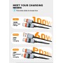 Lenyes LC529 al por Mayor - Cable iPhone 30W con Pantalla LED | WePhone