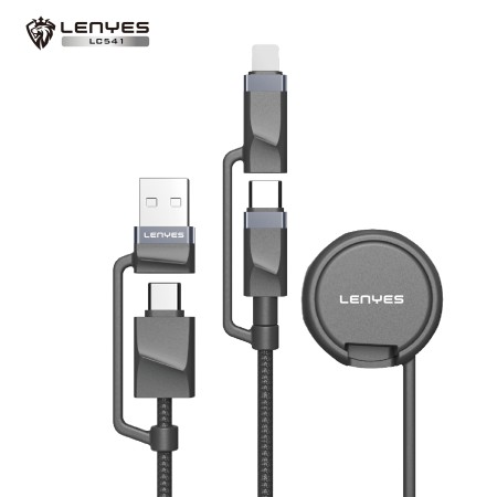 Lenyes LC541 al por Mayor - Cable Universal 60W con Carga de Reloj | WePhone