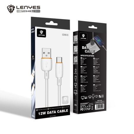 Lenyes LC548-TC al por Mayor - Cable USB-A a USB-C 12W | WePhone