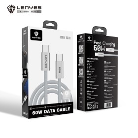 Lenyes LC551 al por Mayor - Cable USB-C 60W Reforzado | WePhone