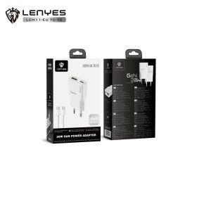 Pack Lenyes LCH11-EU GaN 20W + Cable USB-C a USB-C | WePhone