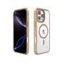 Funda para iPhone 16 Pro Transparente con Marco Metálico y MagSafe