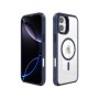 Funda para iPhone 16 Transparente con Marco Metálico y MagSafe