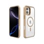 Funda para iPhone 16 Transparente con Marco Metálico y MagSafe