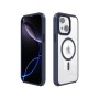 Funda para iPhone 15 Transparente con Marco Metálico y MagSafe