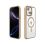 Funda para iPhone 15 Transparente con Marco Metálico y MagSafe