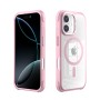 Funda para iPhone 17 Transparente con Marco Metálico y MagSafe