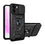 Funda Armadura con Tapa Deslizante Oppo A6X Cámara y Anillo | Wephone Mayorista