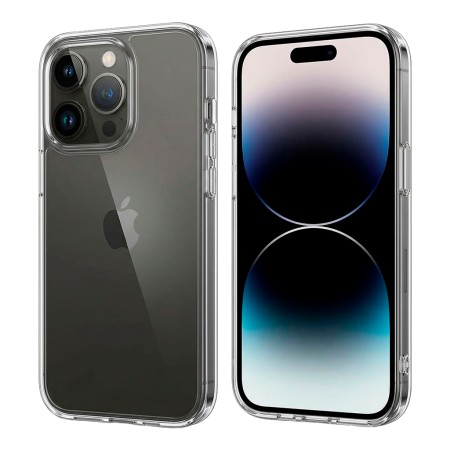 IPHONE 14 Pro Funda de Gel TPU Transparente 1.5mm ALTA CALIDAD