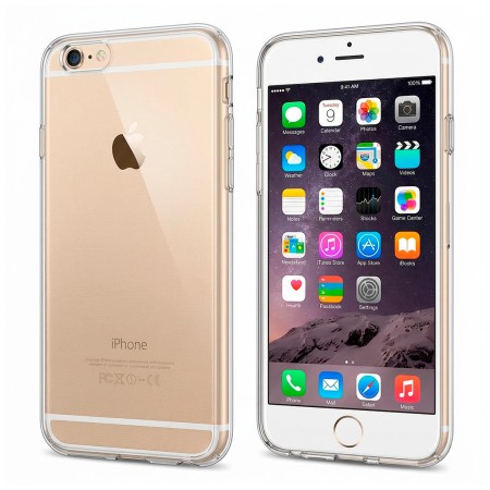 IPHONE 6G Funda de Gel TPU Transparente 1.5mm ALTA CALIDAD
