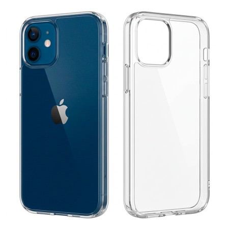 IPHONE 12 5.4 Transparent 1.5mm TPU Gel Case HIGH QUALITY