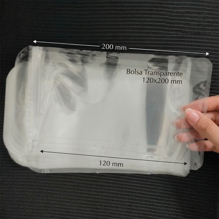 Bolsas Transparentes 120x200 mm | Paquete de 50 Unidades | Wephone Mayorista