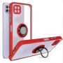 SAMSUNG A03 164 Carcasa mate de anillo Rojo