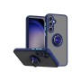 Samsung A82 Carcasa mate de anillo Azul