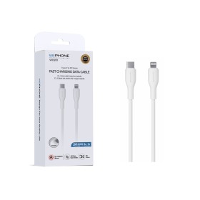 Cable USB-C a Lightning WD201 | PD 30W Carga Rápida | WePhone Mayorista