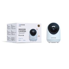 Cámara WiFi Interior WV01 | Rotación 355° | Audio Bidireccional | WePhone