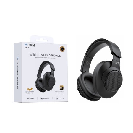 Auriculares WP02 Bluetooth 5.4 | 30h Batería | HD Decoding | WePhone