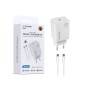 Travel Charger Kit WA23 GaN 30W | Cable USB-C 60W | WePhone Mayorista