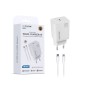Kit Carga WA24 GaN 30W | Cable Lightning 30W | WePhone Mayorista