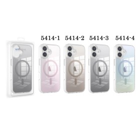 Funda Magsafe Transparente Degradada y Antiamarilleo iPhone 16