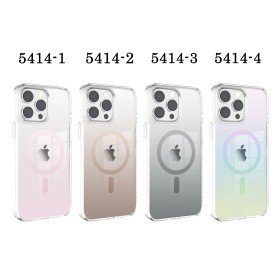 Funda Magsafe Transparente Degradada y Antiamarilleo iPhone 15 Pro Max