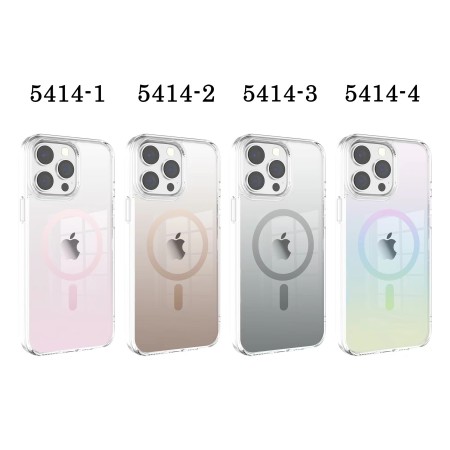 Funda Magsafe Transparente Degradada y Antiamarilleo iPhone 15 Pro