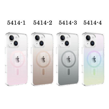 Funda Magsafe Transparente Degradada y Antiamarilleo iPhone 13
