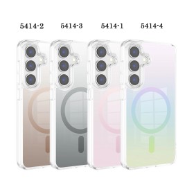 Funda Magsafe Transparente Degradada y Antiamarilleo Samsung S25 Plus