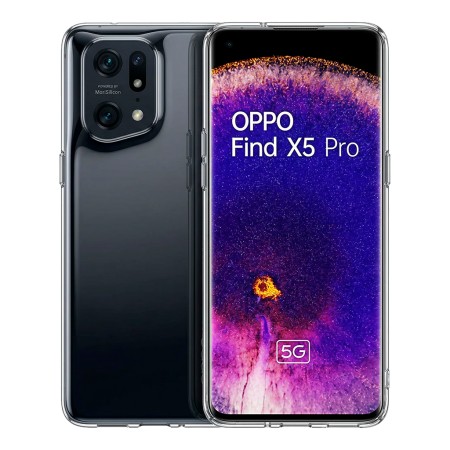 Oppo Find X5 Pro Funda de Gel TPU Transparente 1.5mm ALTA CALIDAD