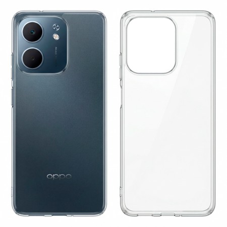 Oppo A5X Funda de Gel TPU Transparente 1.5mm ALTA CALIDAD