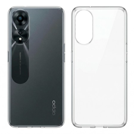 Oppo A78 / A58-5G Funda de Gel TPU Transparente 1.5mm ALTA CALIDAD