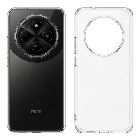 POCO C75 Funda de Gel TPU Transparente 1.5mm ALTA CALIDAD